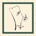 Rose & Wolf Fantasy Bookmark