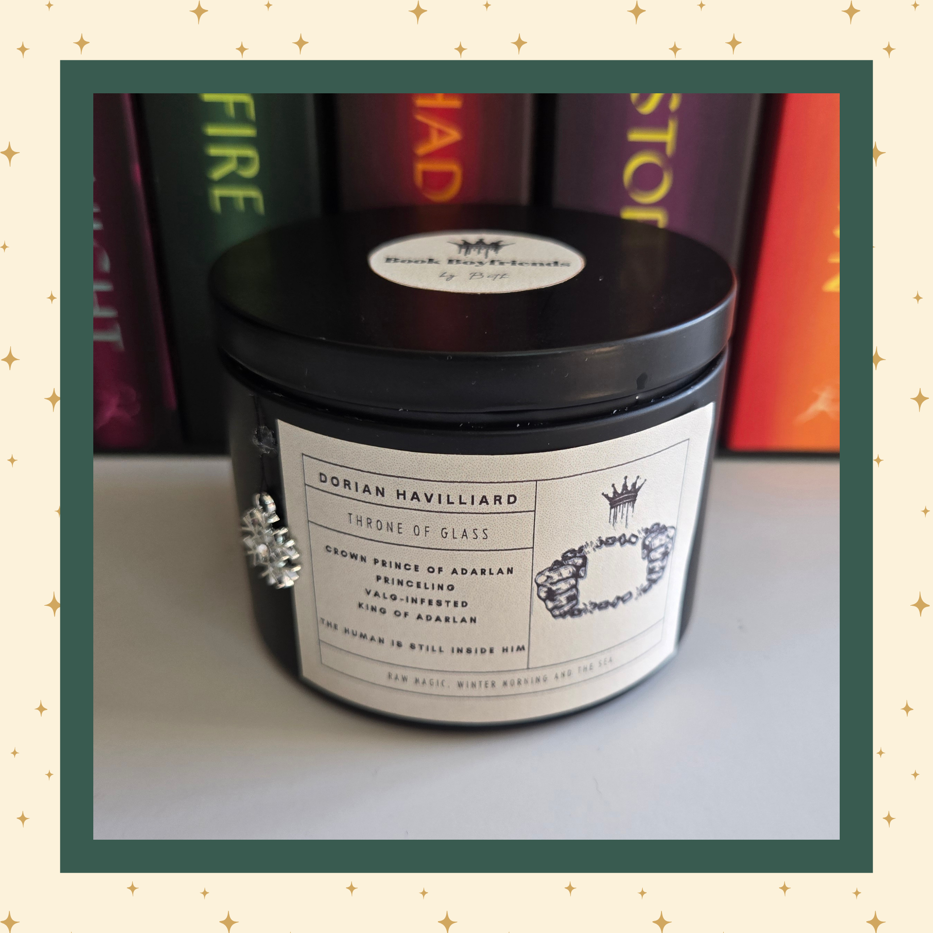 Book Boyfriend Candle