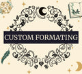 Custom Formatting