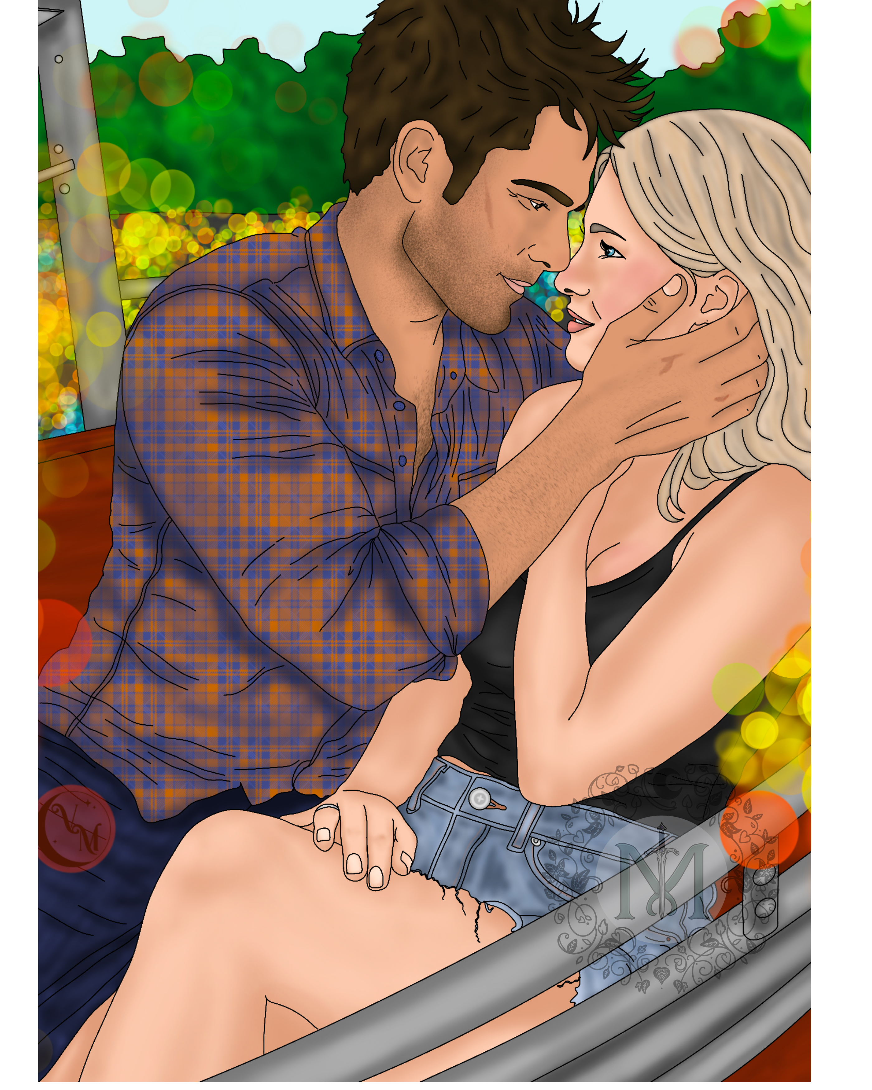 Pre-made Art: OMG He’s Going to Kiss Me Couple