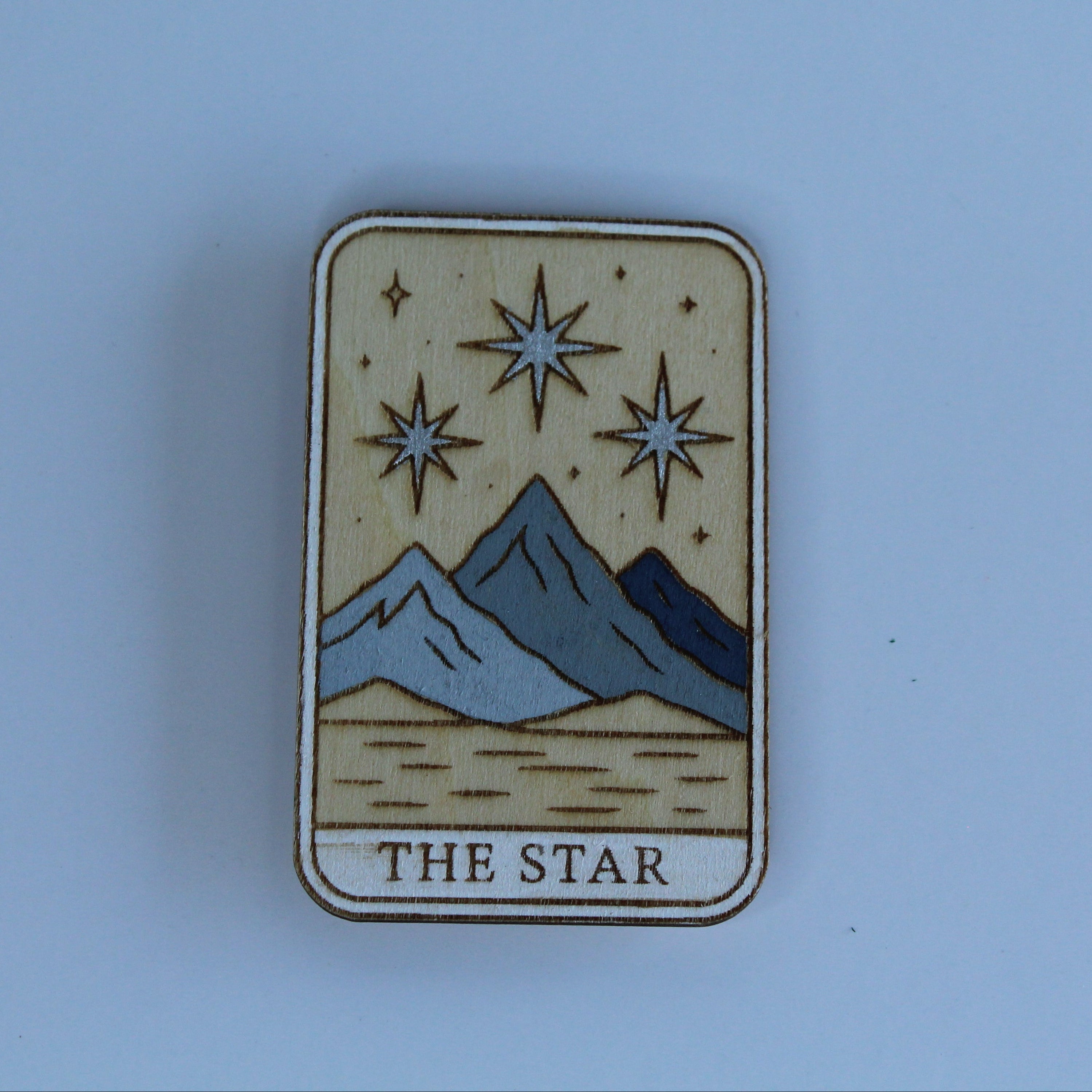 Laser-Engraved Wooden Magnets | Bookish & Fantasy Collection