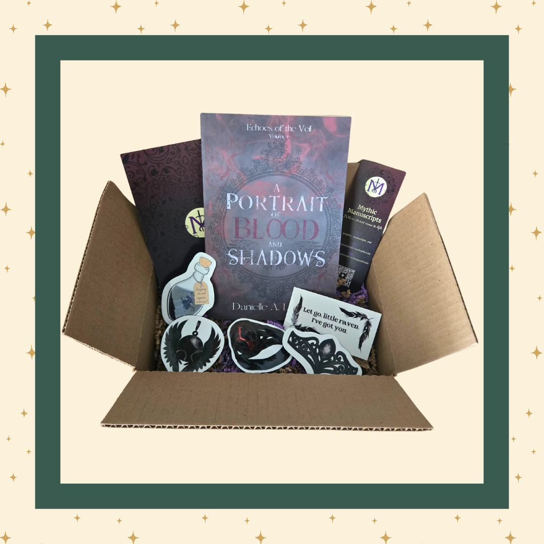 Dark Academia Fantasy Book Box: A Portrait of Blood and Shadows