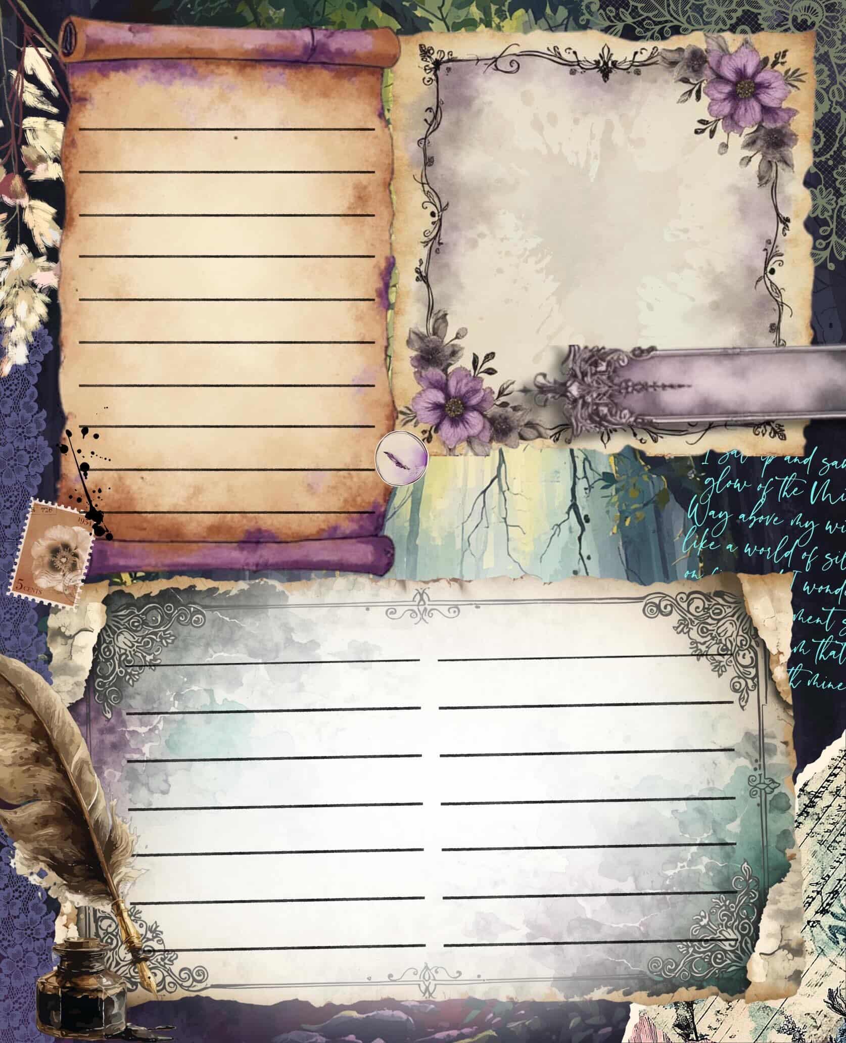 Un Junk Journal - Fantasy Edition