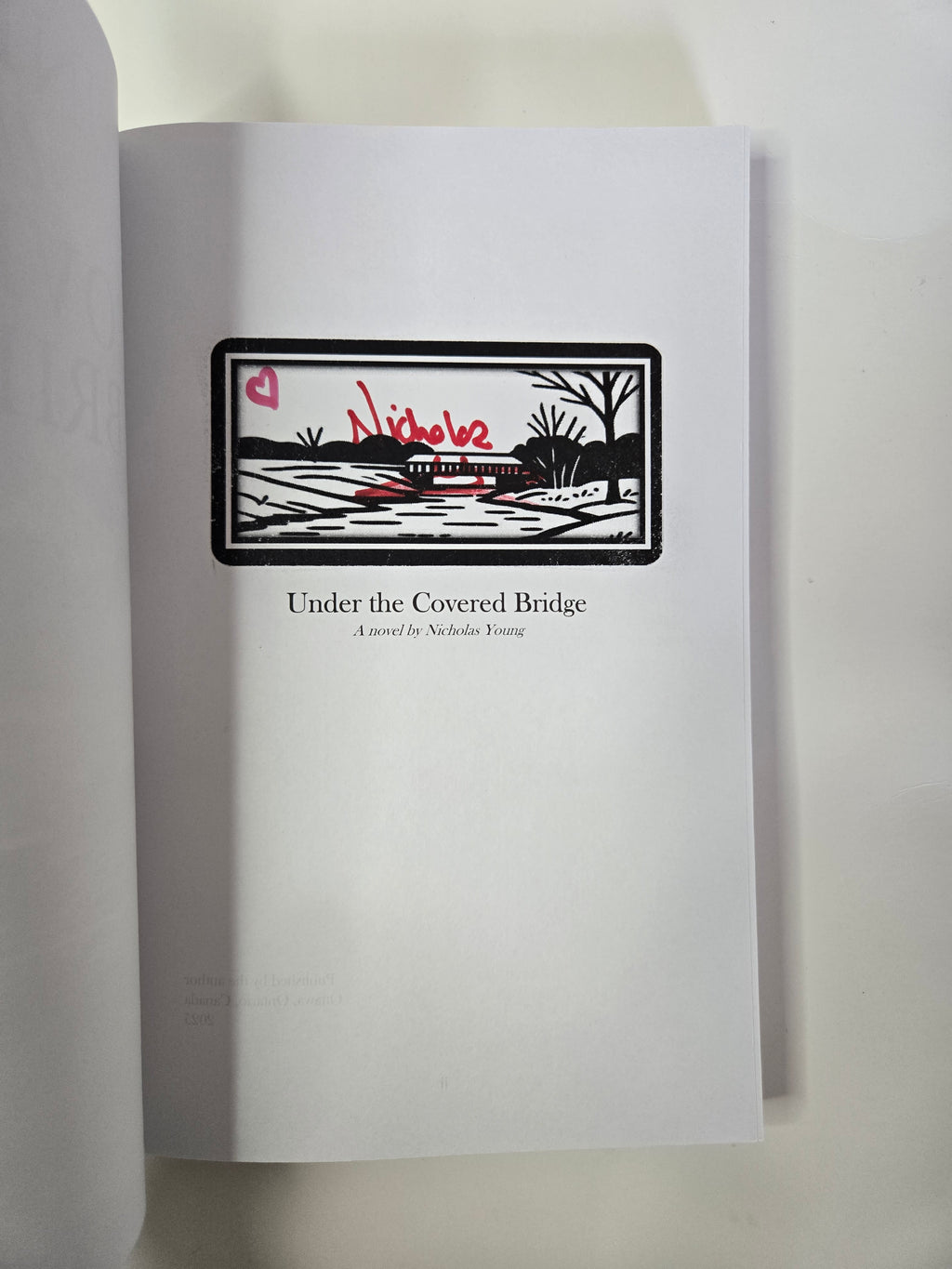 Contemporary Book Box: Under the Covered Bridge