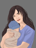 Pre-made Art: Mom x Baby